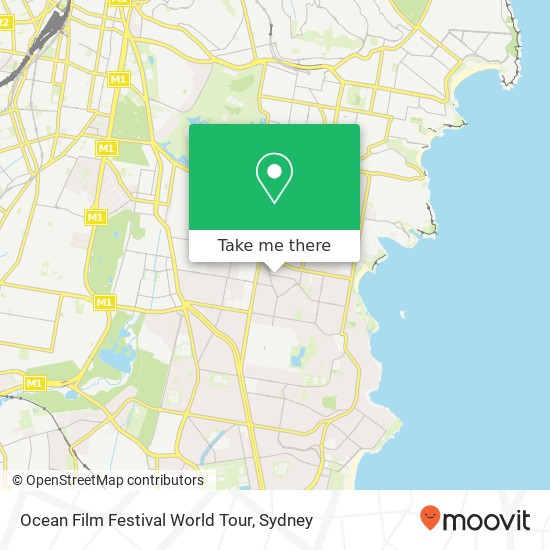 Ocean Film Festival World Tour map