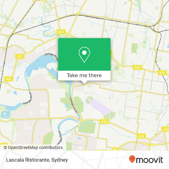 Lascala Ristorante, 1 Haig Ave Georges Hall NSW 2198 map