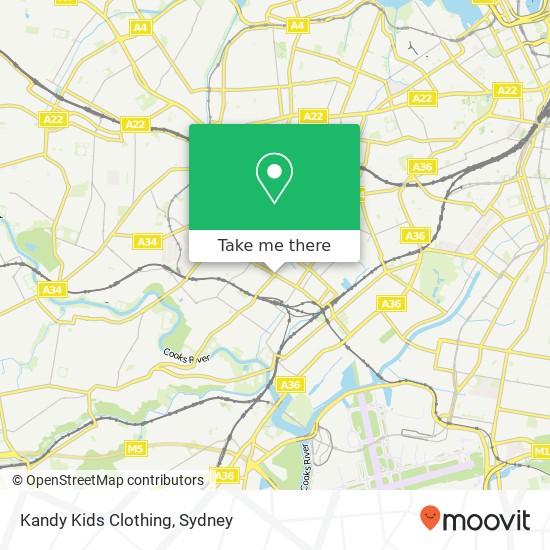 Mapa Kandy Kids Clothing, 239 Marrickville Rd Marrickville NSW 2204