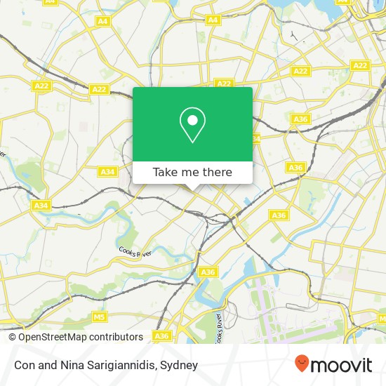 Con and Nina Sarigiannidis, Marrickville Rd Marrickville NSW 2204 map