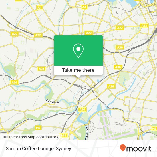 Samba Coffee Lounge, 231 Marrickville Rd Marrickville NSW 2204 map