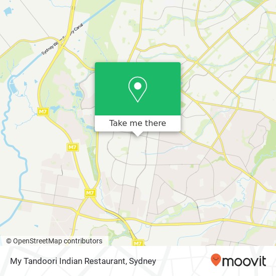 Mapa My Tandoori Indian Restaurant, 170 Green Valley Rd Green Valley NSW 2168