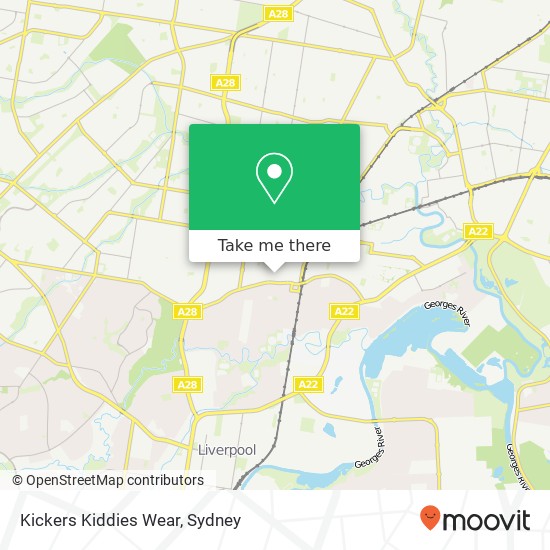 Kickers Kiddies Wear, 90 John St Cabramatta NSW 2166 map