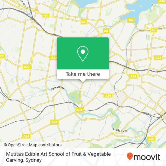 Mutita's Edible Art School of Fruit & Vegetable Carving, 37 King St Ashbury NSW 2193 map