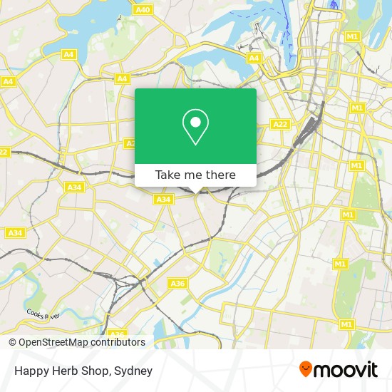 Happy Herb Shop map