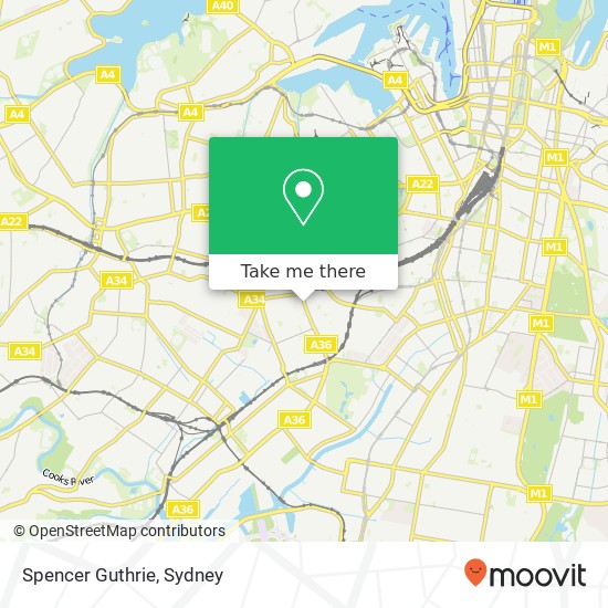 Spencer Guthrie, 399 King St Newtown NSW 2042 map