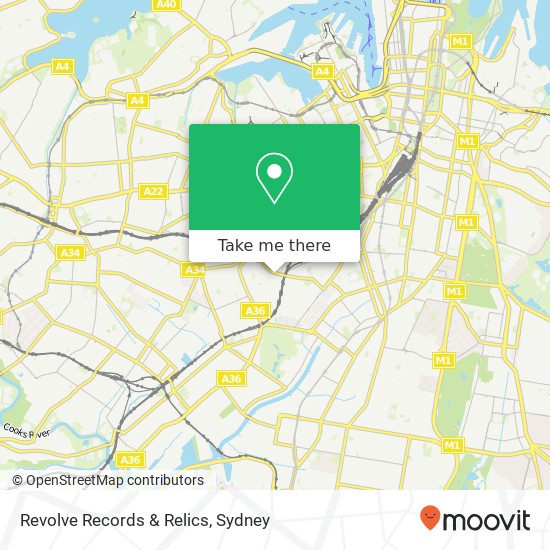 Revolve Records & Relics, 65 Erskineville Rd Erskineville NSW 2043 map