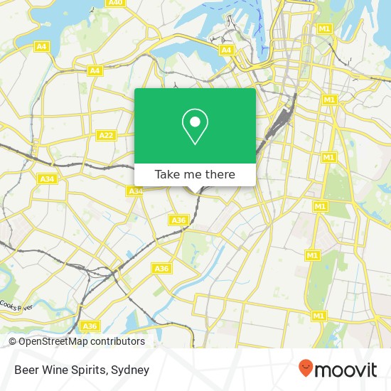 Beer Wine Spirits map