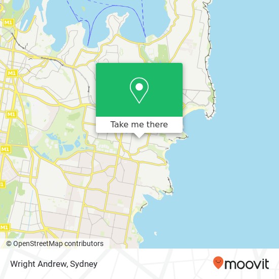 Mapa Wright Andrew, 18 Blandford Ave Bronte NSW 2024
