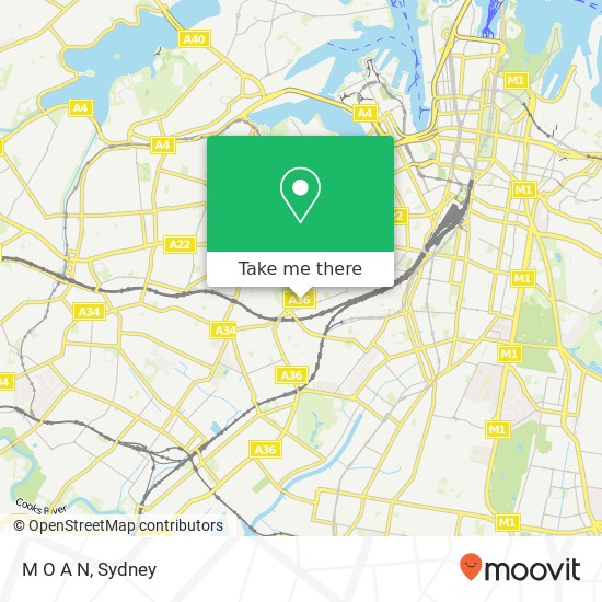 M O A N, 226 King St Newtown NSW 2042 map