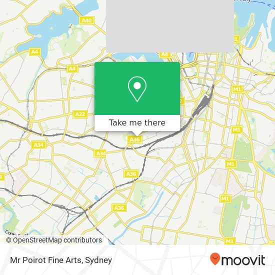 Mr Poirot Fine Arts, 188 King St Newtown NSW 2042 map