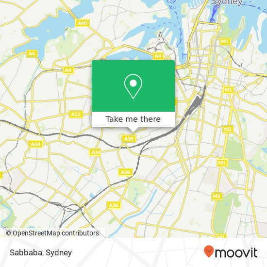 Sabbaba, 148 King St Newtown NSW 2042 map