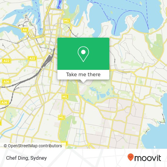 Chef Ding, 122 Lang Rd Moore Park NSW 2021 map