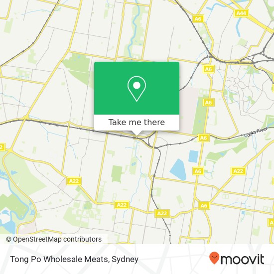 Mapa Tong Po Wholesale Meats, 37 Carlingford St Regents Park NSW 2143