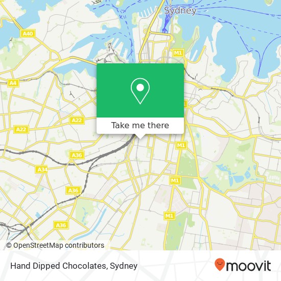 Hand Dipped Chocolates, 1-7 Stirling St Redfern NSW 2016 map