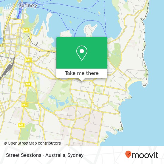 Street Sessions - Australia, Grosvenor Ln Bondi Junction NSW 2022 map