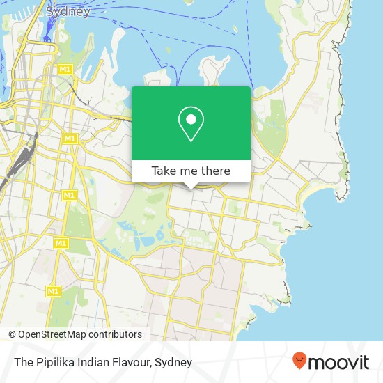 The Pipilika Indian Flavour, Oxford St Bondi Junction NSW 2022 map