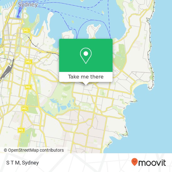 S T M, 426 Oxford St Bondi Junction NSW 2022 map