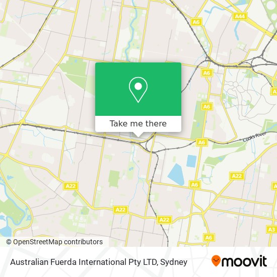 Mapa Australian Fuerda International Pty LTD