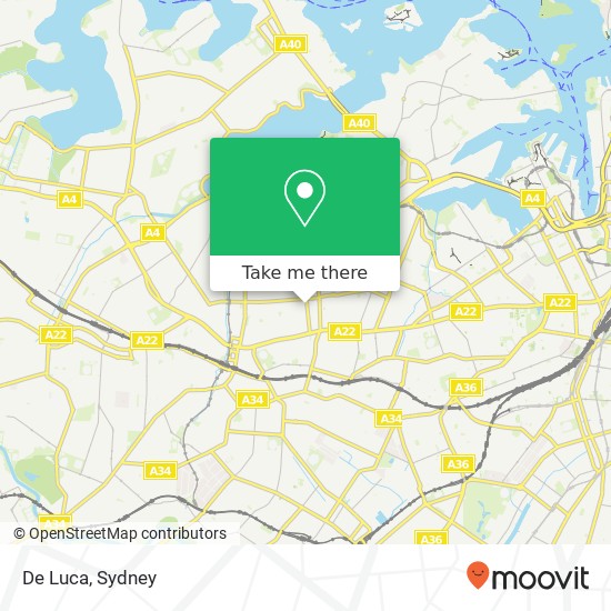 De Luca, 106 Norton St Leichhardt NSW 2040 map