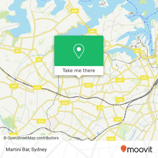 Martini Bar, Norton St Leichhardt NSW 2040 map