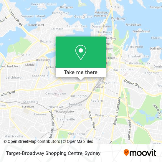 Target-Broadway Shopping Centre map