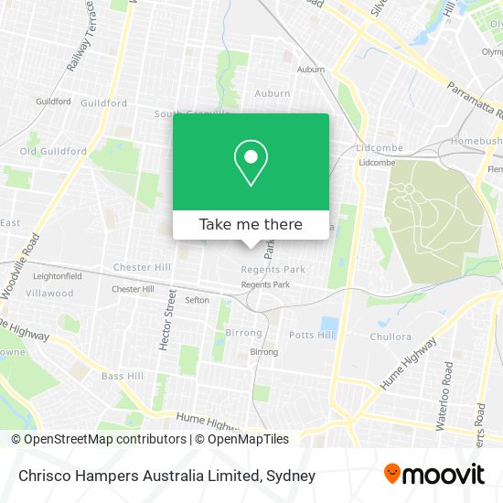 Chrisco Hampers Australia Limited map