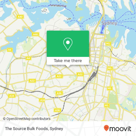 The Source Bulk Foods, 183 Glebe Point Rd Glebe NSW 2037 map