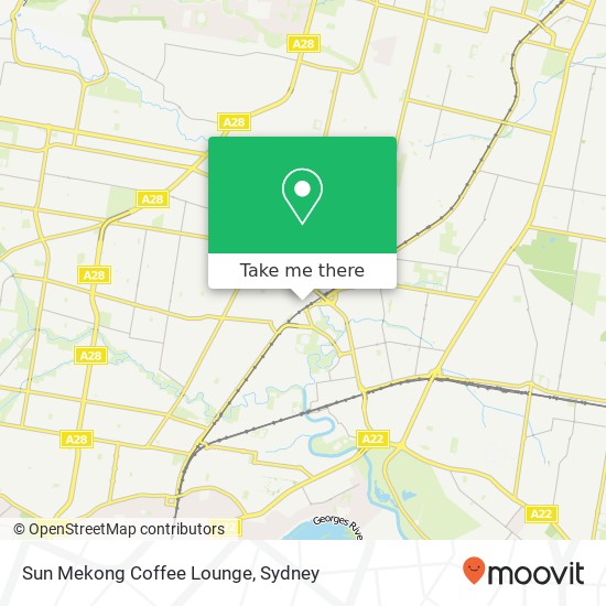 Sun Mekong Coffee Lounge, Court Rd Fairfield NSW 2165 map