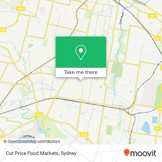 Cut Price Food Markets, 93 Miller Rd Chester Hill NSW 2162 map
