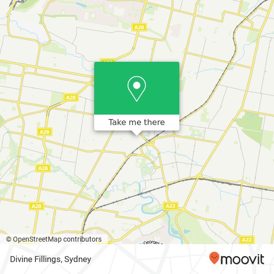 Divine Fillings, 1 Court Rd Fairfield NSW 2165 map