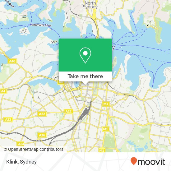 Klink, 281 Clarence St Sydney NSW 2000 map