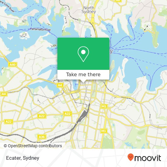 Ecater, 215 Clarence St Sydney NSW 2000 map