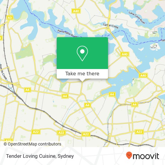 Tender Loving Cuisine map