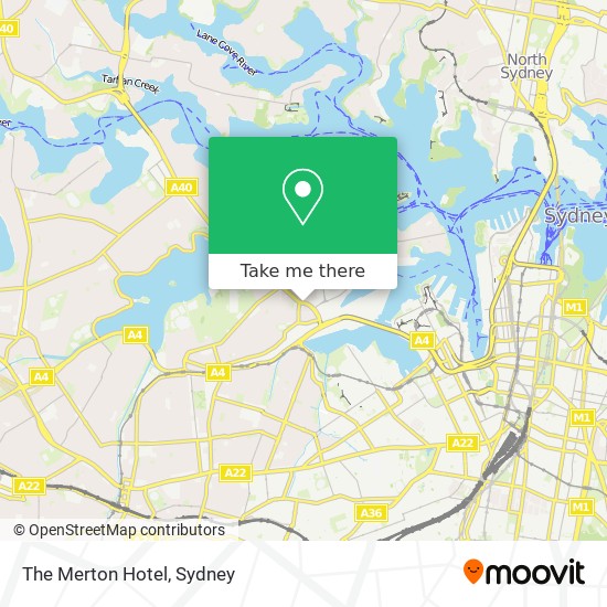 The Merton Hotel map