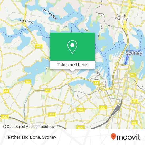 Feather and Bone, 2-8 Parsons St Rozelle NSW 2039 map