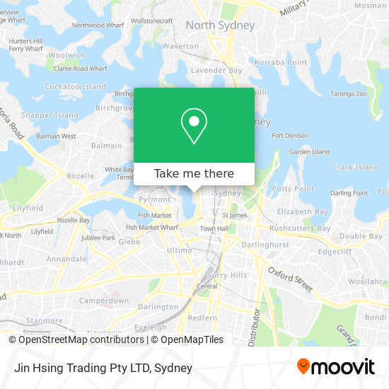 Jin Hsing Trading Pty LTD map