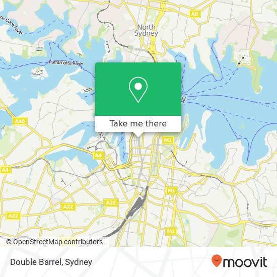 Double Barrel, 33 York St Sydney NSW 2000 map