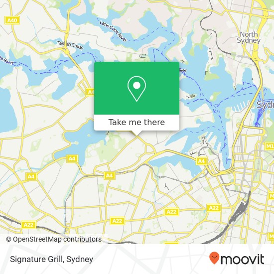 Signature Grill, Darling St Rozelle NSW 2039 map