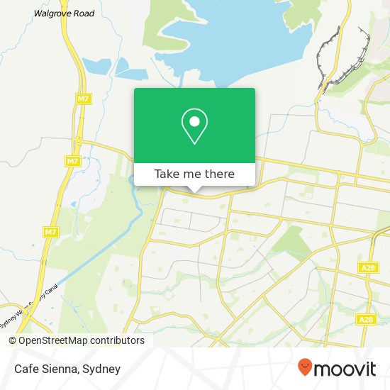 Cafe Sienna, 1345 The Horsley Dr Wetherill Park NSW 2164 map