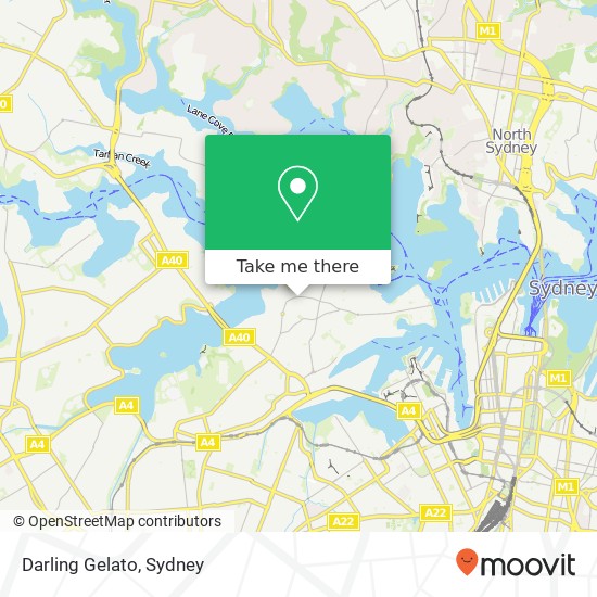 Darling Gelato, 418 Darling St Balmain NSW 2041 map