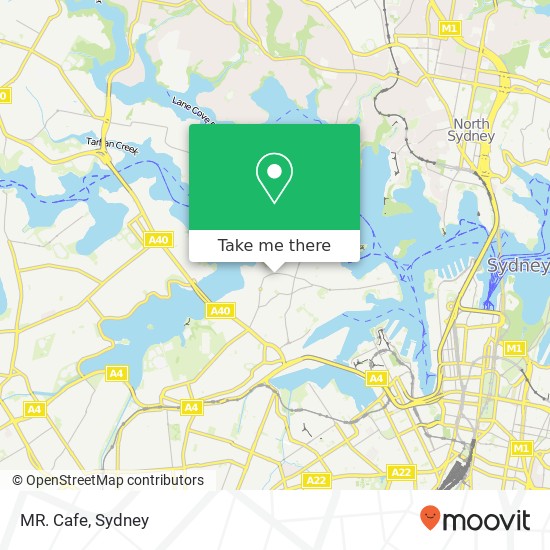 MR. Cafe, 418 Darling St Balmain NSW 2041 map