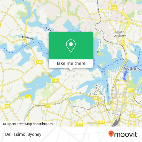 Deliissimo, 382 Darling St Balmain NSW 2041 map