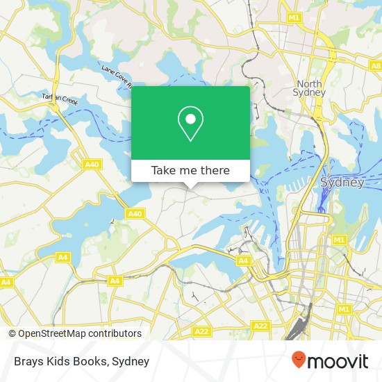 Mapa Brays Kids Books