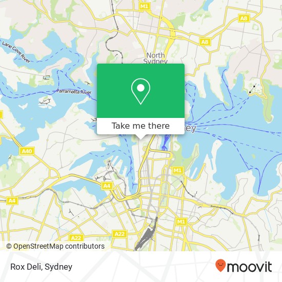 Rox Deli, 23 Kent St Millers Point NSW 2000 map