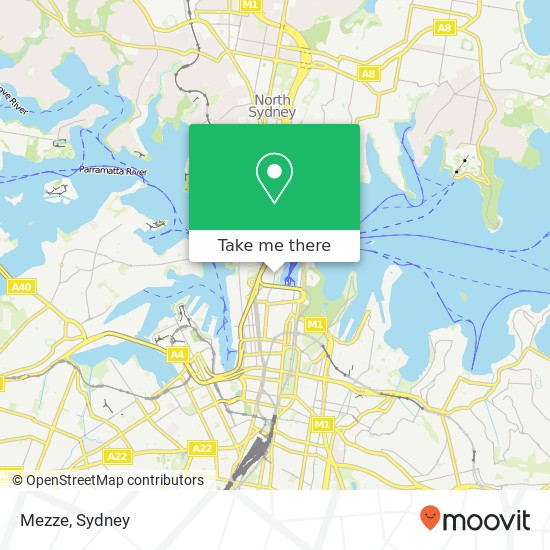 Mezze, George St The Rocks NSW 2000 map