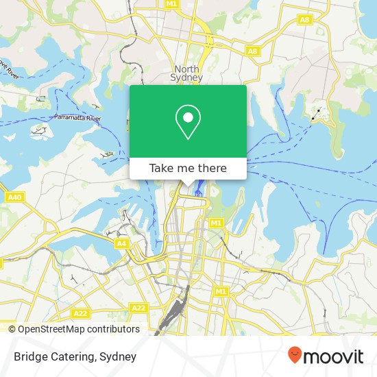 Bridge Catering, 91 George St The Rocks NSW 2000 map