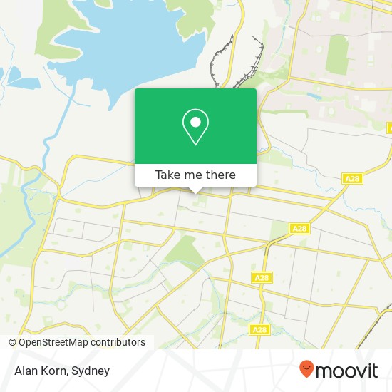Alan Korn, 1024 The Horsley Dr Wetherill Park NSW 2164 map
