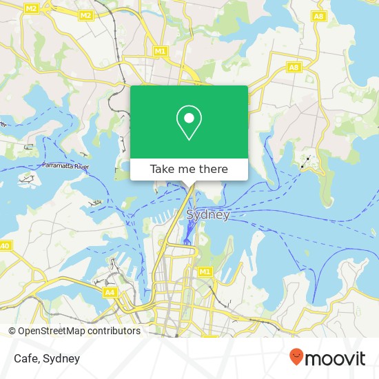 Cafe, Alfred St S Milsons Point NSW 2061 map