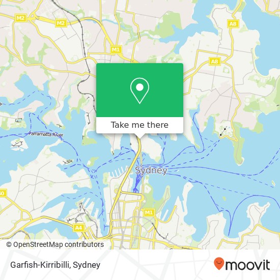 Garfish-Kirribilli, 21 Broughton St Kirribilli NSW 2061 map